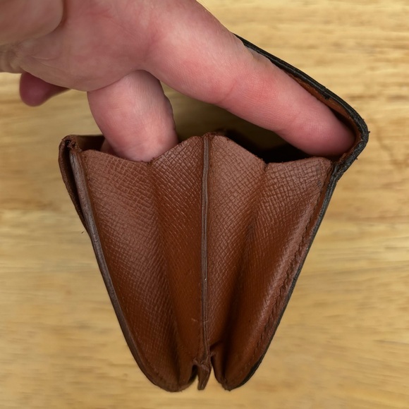 Authentic Louis Vuitton Brown Monogram Coin Pouch - Picture 10 of 16